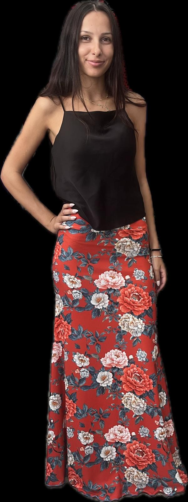 Falda punto Estampada