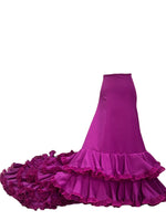 Cargar imagen en el visor de la galería, Bata de cola dos volantes-garruchas
