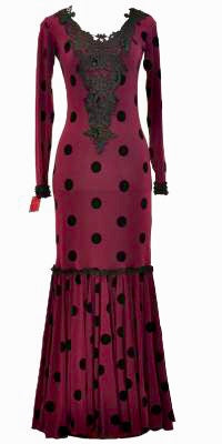 Vestido flamenco en lycra 