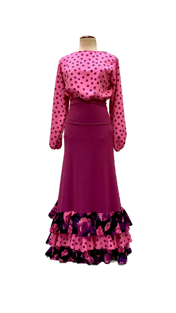 Faldas flamencas canasteras en crespón – FlamencoPasión