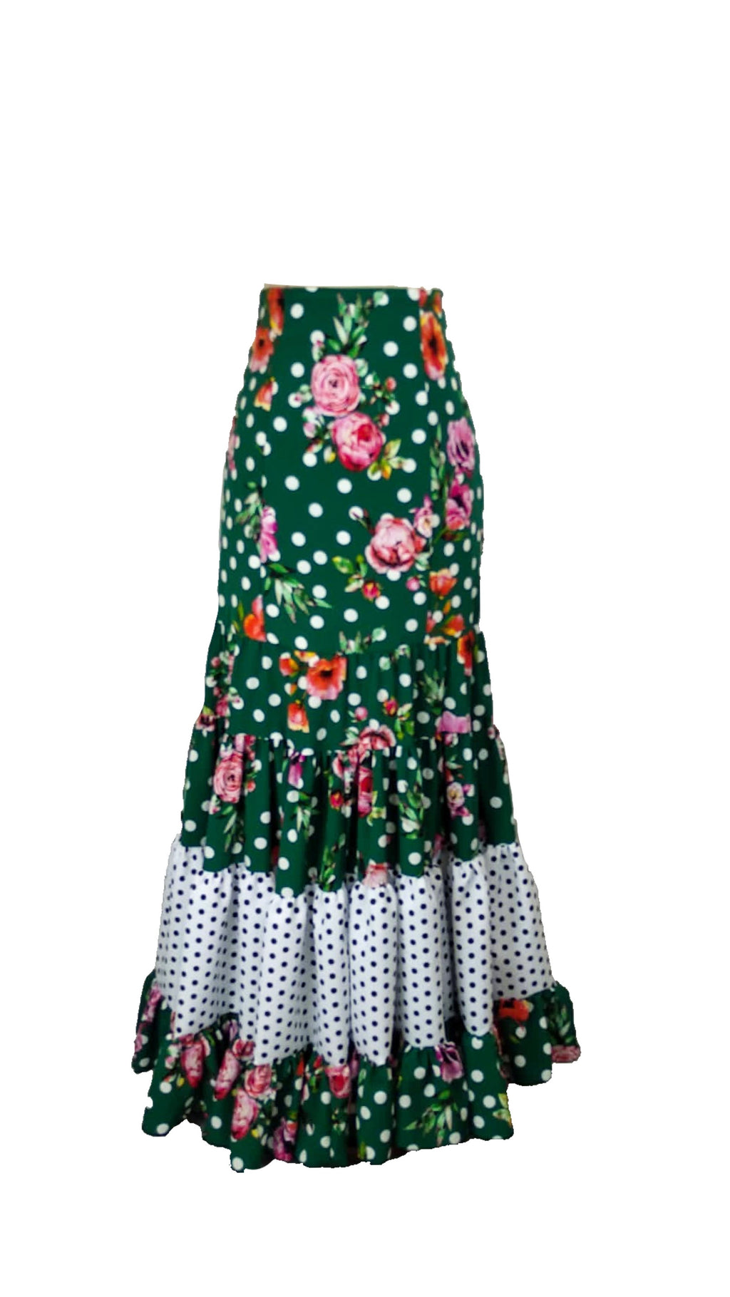 Faldas flamencas canasteras en crespón – FlamencoPasión